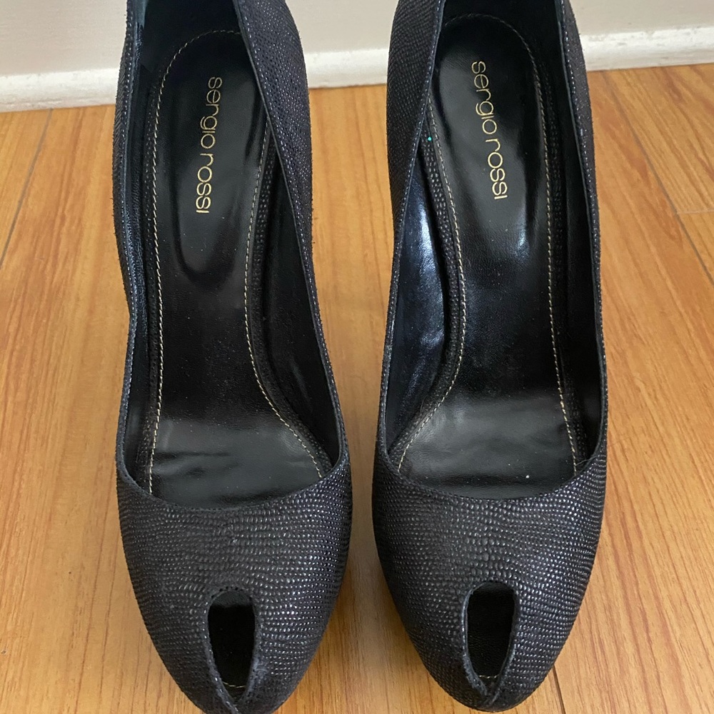 Sergio Rossi black high heels